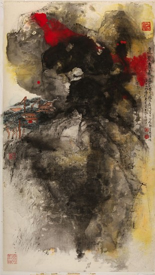Hou Beiren, Yiai Temple
2011, Ink and Color on Paper