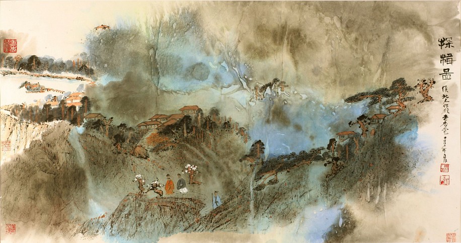 Hou Beiren, Seeking Plum Blossom
2002, Ink and Color on Paper