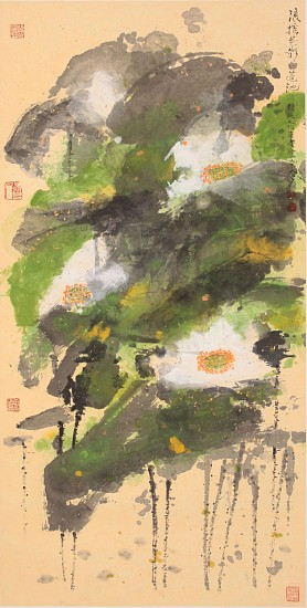 Hou Beiren, White Lotus
2015, Ink and Color on Paper