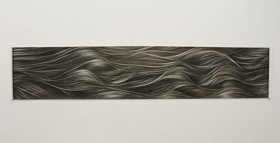 Hong Chun Zhang, Currents
2012, Charcoal on Paper with Scrolls