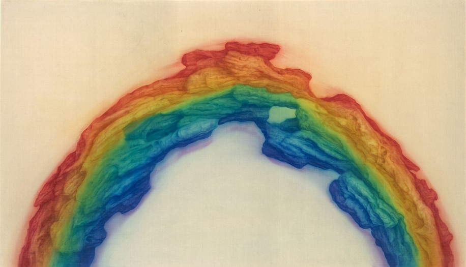 Xu Lei, 霓石-聚 Rainbow Stone
2015, Ink and Color on Juan